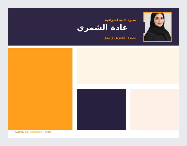 معاينة قالب تسويق ونمو