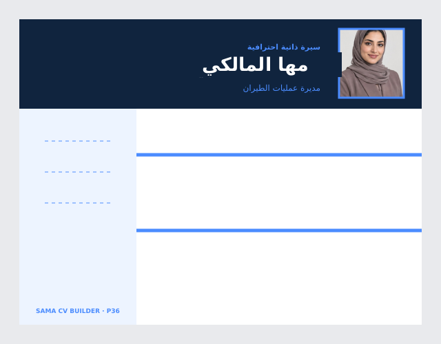 معاينة قالب طيران ولوجستيات