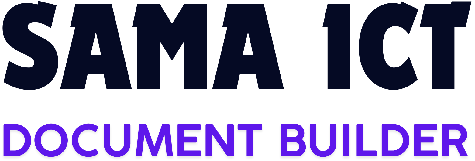 SAMA Document Builder